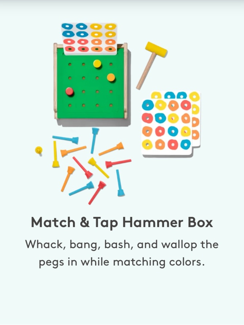 Lovevery Match & Tap Hammer Box